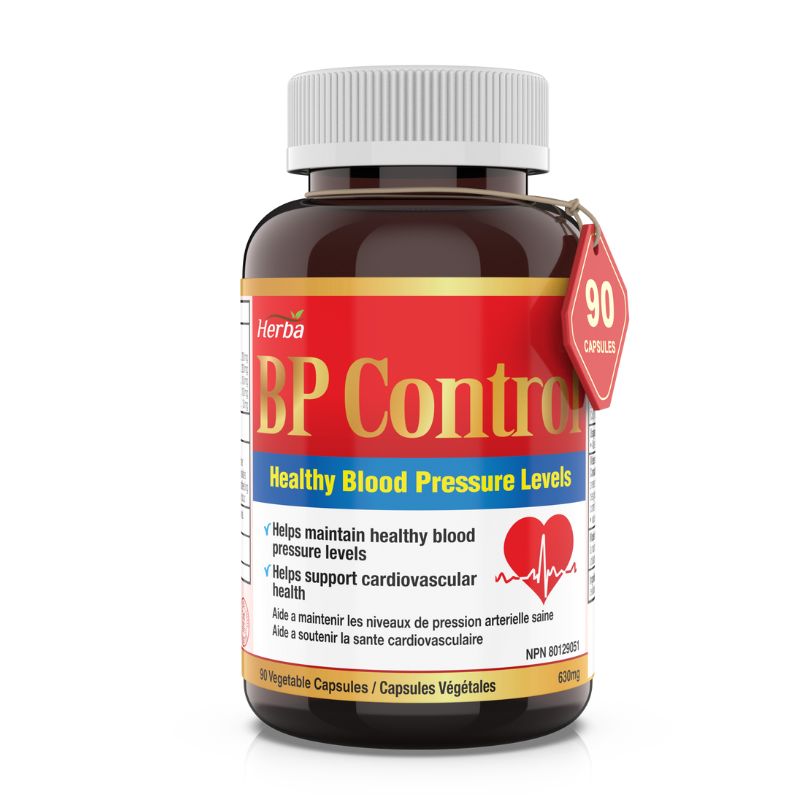 BP Control - 90 Capsules | Blood Pressure Support Supplement