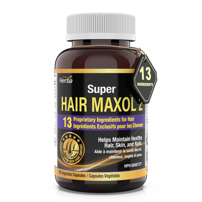 Hair Maxol 2 Hair Growth Vitamins with Biotin for Hair Growth for Men and Women