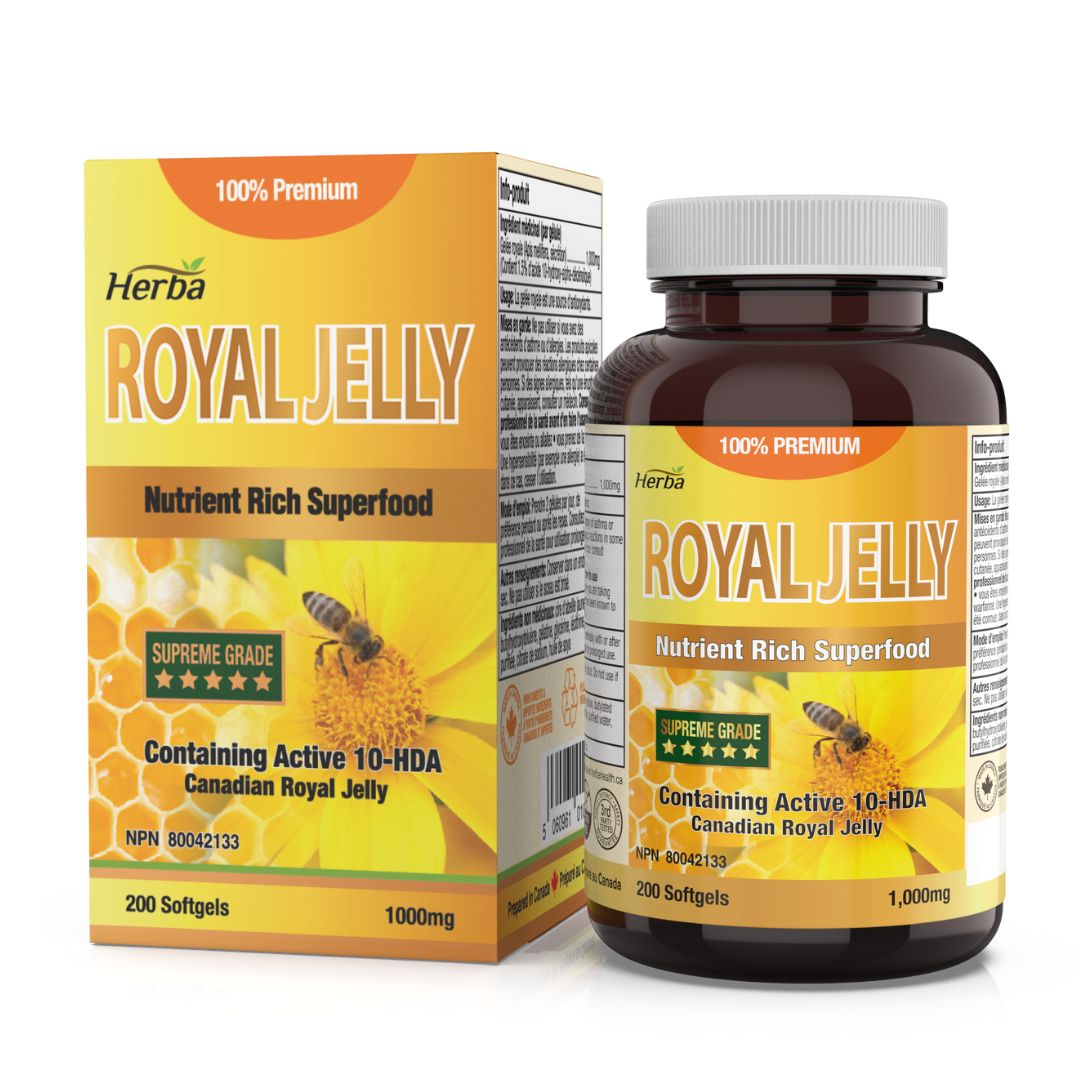 Capsules de gelée royale Herba&