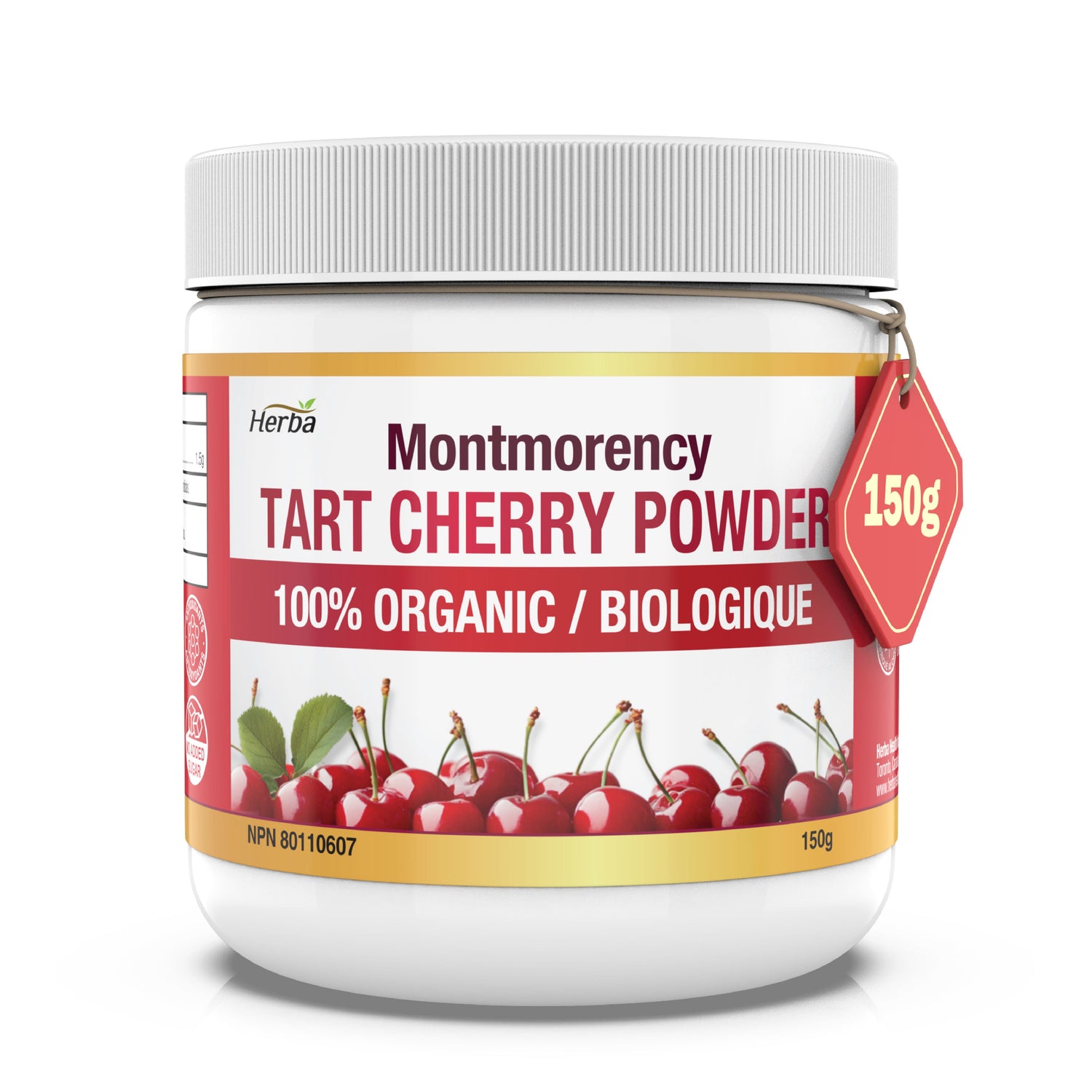 Poudre de Cerise de Montmorency – 150g | 100% Bio