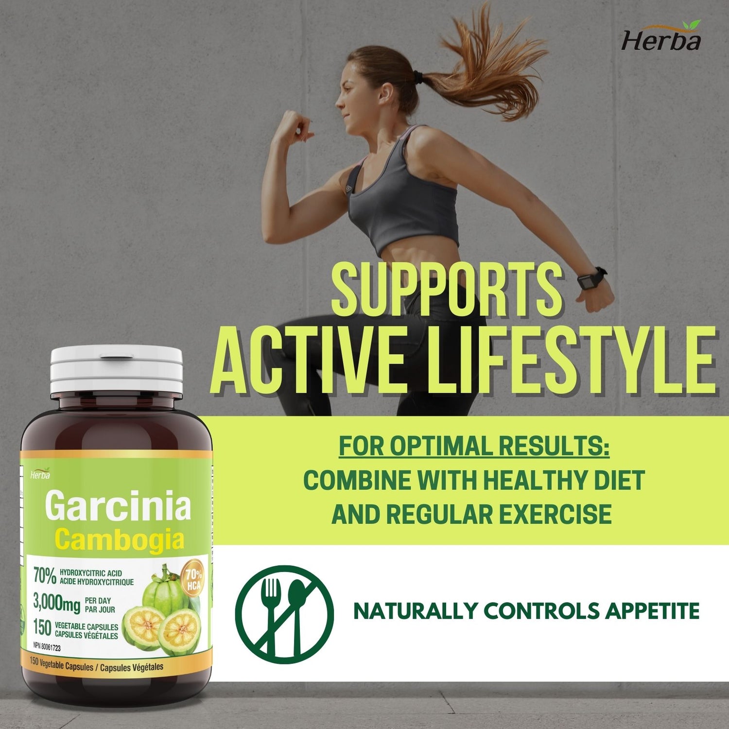 Extrait de Garcinia Cambogia - 70% HCA  | 150 capsules de légumes