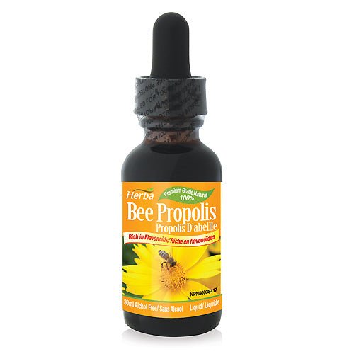 Natural Bee Propolis Liquid, Alcohol - Free, 30mL - Herba