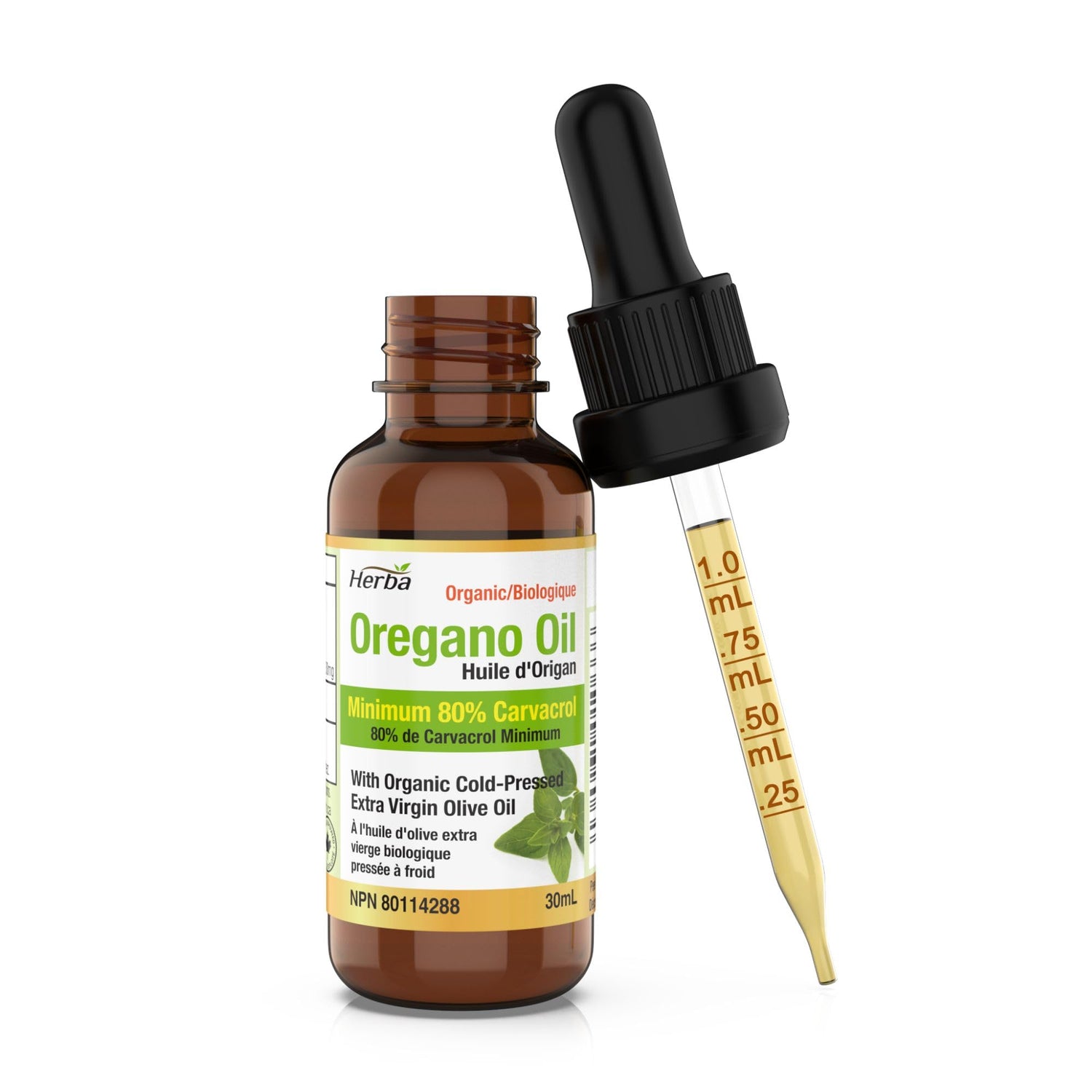 Organic Oregano Oil Drops - 30mL - Herba